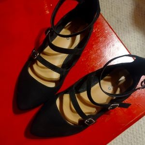 Back zip up flats, size 9 Torrid brand